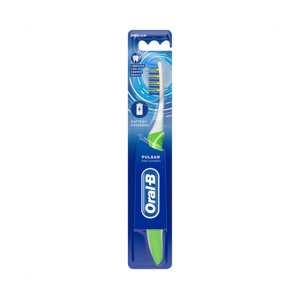 Oral-B Pro Expert Pulsar Battery-Powered Toothbrush Medium Orange