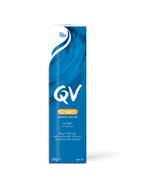 QV Skin Moisturizing Cream with Squalane, Fragrance-Free, 50g