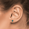 Caress No1 Original December Blue Zircon Earrings Gold-Plated Single Pack