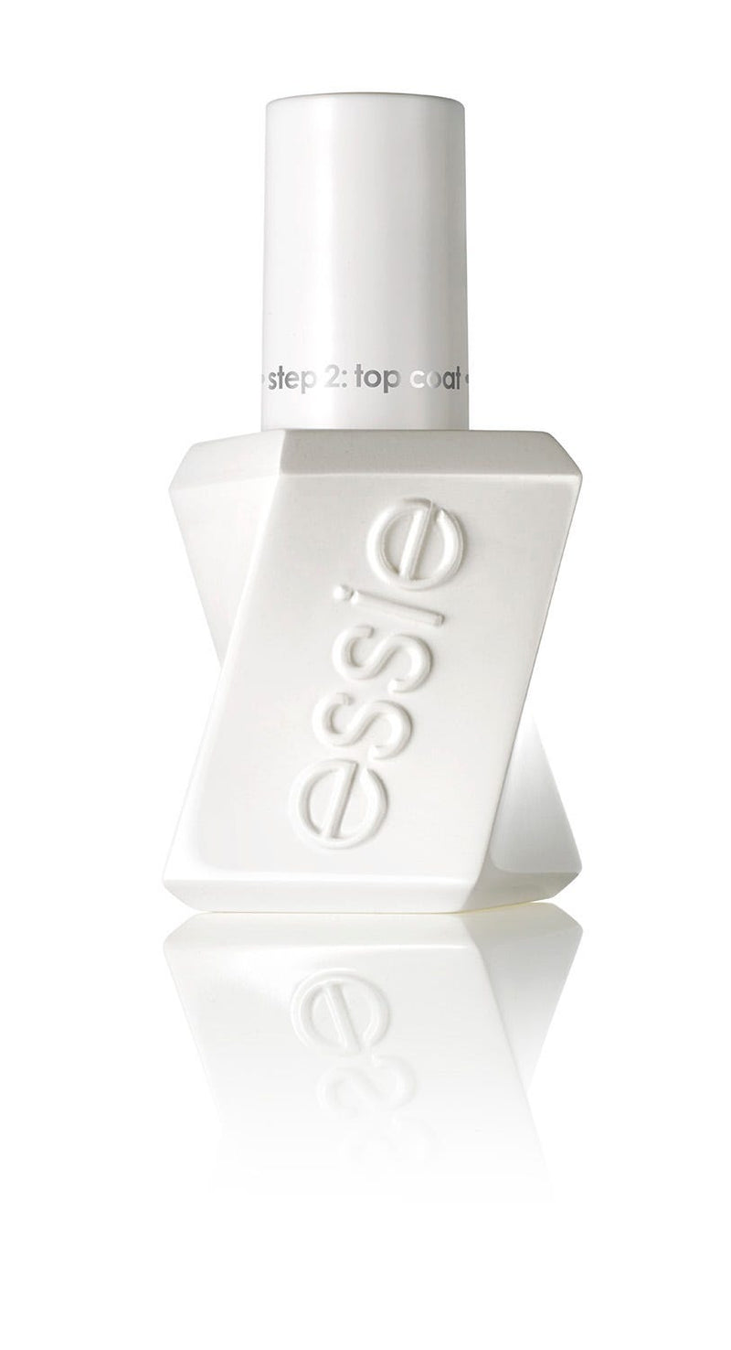 Essie Gel Couture Nail Polish Top Coat Liquid Clear Glossy Finish