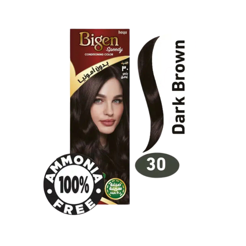 Bigen Ammonia-Free Hair Dye Dark Brown 30 80g