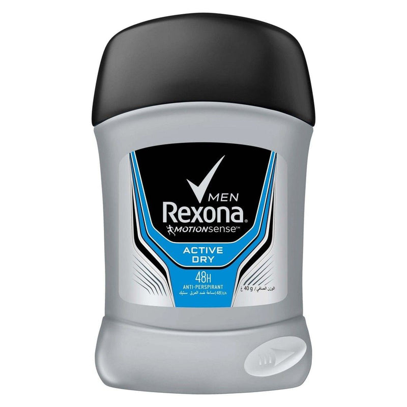 Rexona Active Antiperspirant Stick Men's Deodorant 48-Hour Protection 40 g