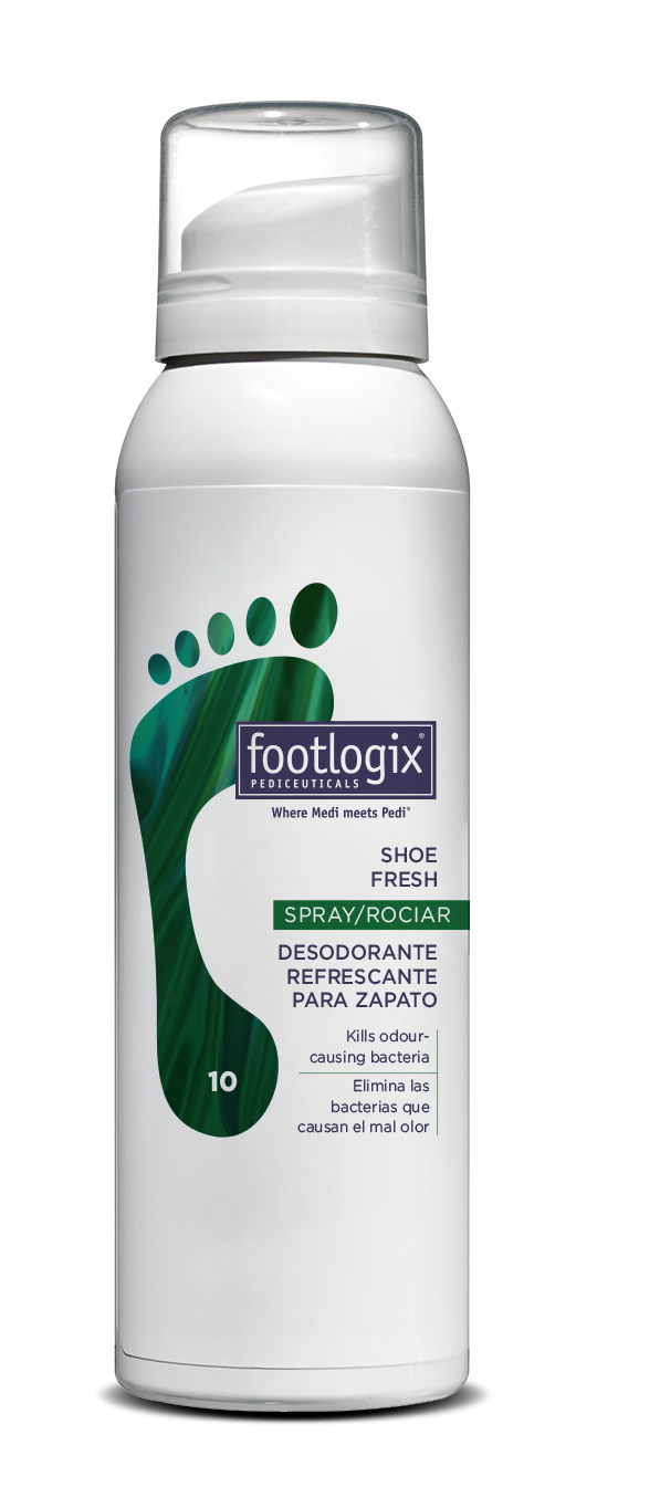 Footlogix Shoe Deodorant Spray for Odour Control with Tea-Tree Oil, 125ml
