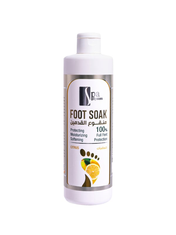 Spa System Citrus Foot Soak for Feet, Moisturising and Softening, 500ml
