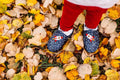 Rose et Chocolat ClassicZ Rocket Star Navy Baby Leather Slippers