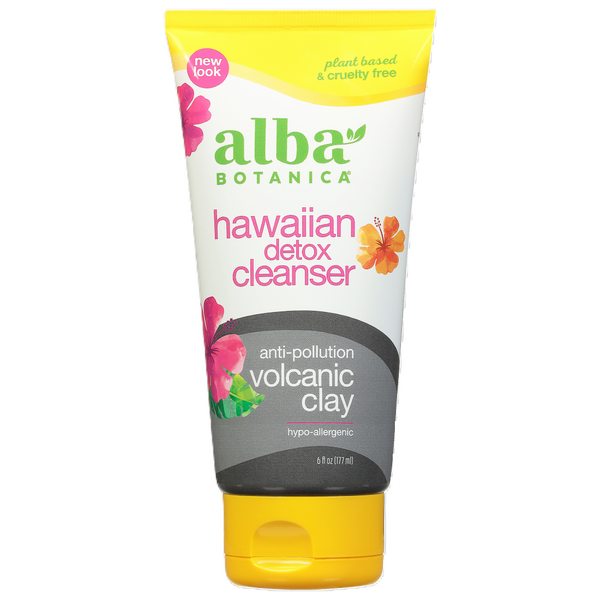 Alba Botanica Detox Cleanser Liquid Face Wash Volcanic Clay 177 ml