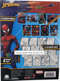 Marvel Spider-Man Scratch Art Activity Book Kit with Scratch Tool