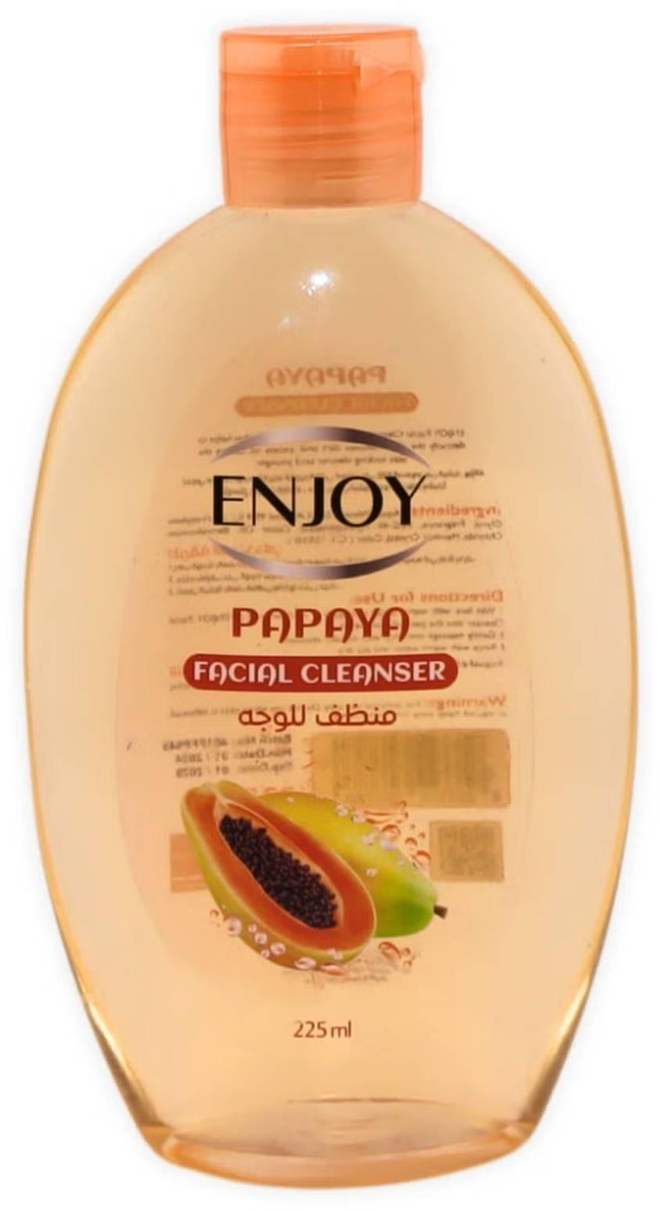 Enjoy Papaya Facial Cleanser, Moisturizing Face Wash with Papaya Extract, 225 ml