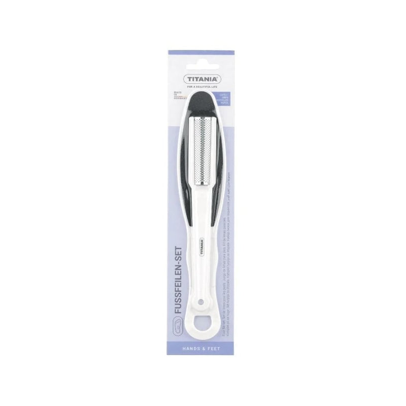 Titania Double Heel File Coarse and Fine Sides Model 3030 2-Piece