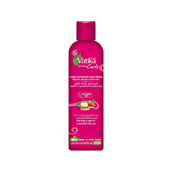 Vatika Curl Energizing Hair Cream Hyaluronic Acid Shea Butter Argan Oil 330 ml