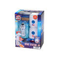 Astro Venture Space Station Toy Playset with Astronaut, Rotating Compartments, Lights and Sounds