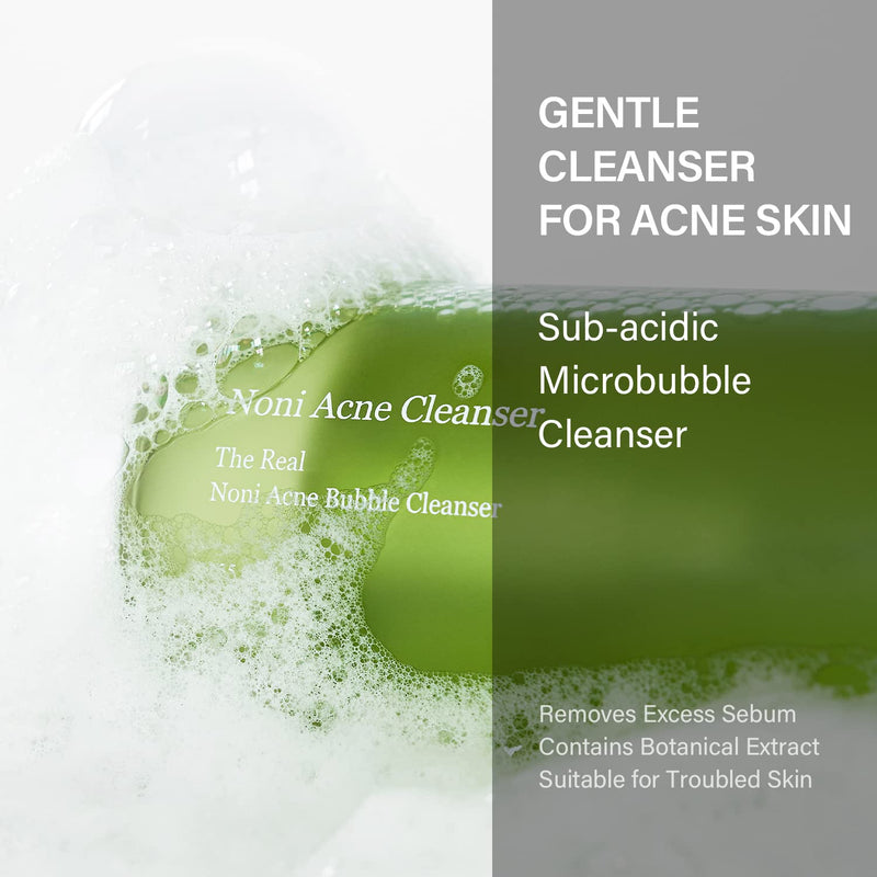 Celimax The Real Noni Bubble Cleanser with BHA for Breakout-Prone Skin