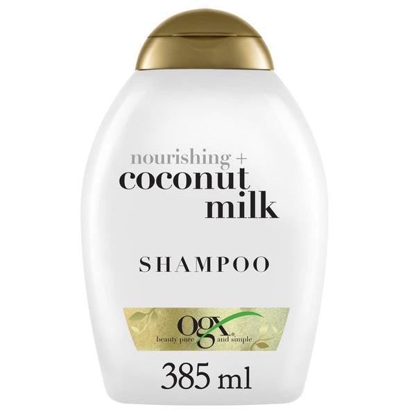 OGX Nourishing Coconut Milk Shampoo Sulfate-Free Moisturizing Formula 385 ml