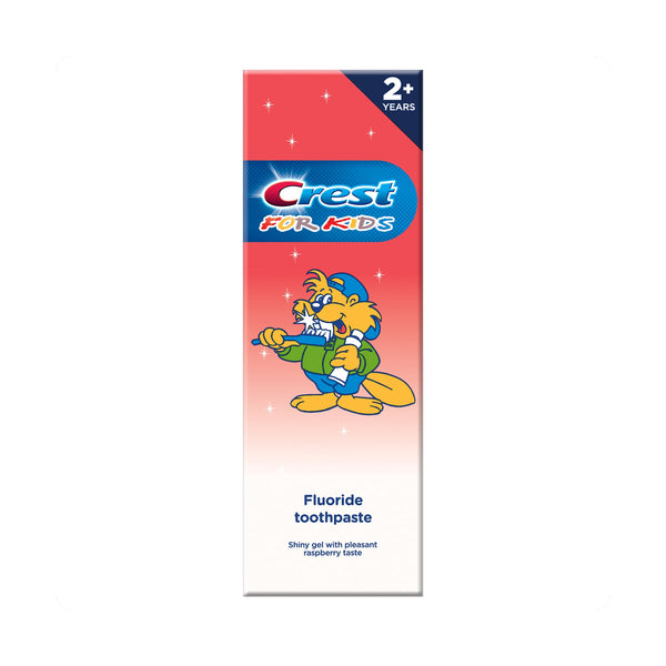 Crest Kids Toothpaste Smooth Gel Fluoride Bubblegum Flavor 50 ml
