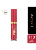 Max Factor 2000 Calorie Lip Glaze Liquid Lip Gloss Hyaluronic Acid Squalane 110 Fire Sparks