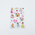 Disney Princess 3D Puffy Stickers, Princess-Themed Craft Set, 20 Pieces