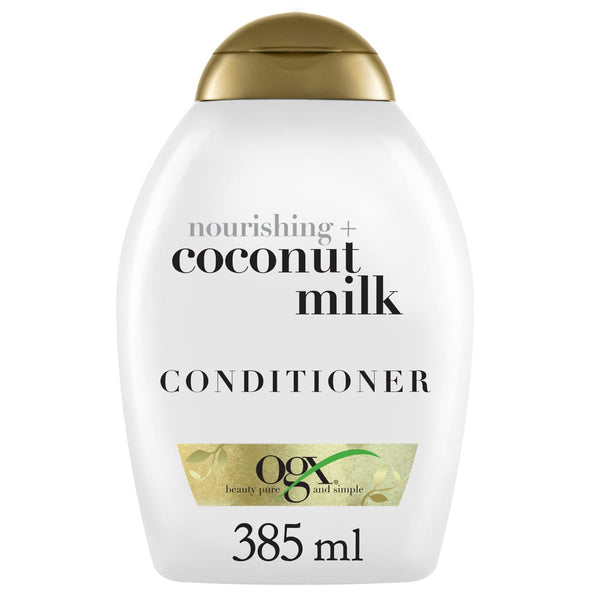 OGX Coconut Milk Conditioner for All Hair Types, Sulfate-Free, 385 ml