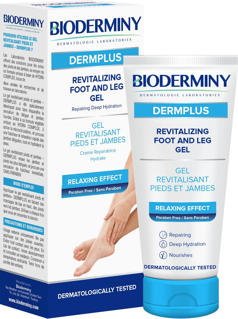 Bioderminy Dermplus Revitalizing Foot and Leg Gel with Peppermint and Menthol