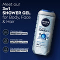 NIVEA Men Pure Impact Shower Gel Fresh Scrub Formula