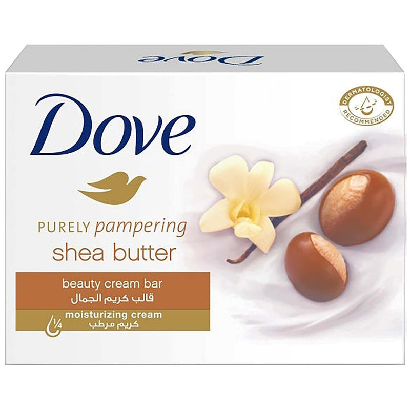 Dove Purely Pampering Shea Butter & Vanilla Beauty Bar, 135 g