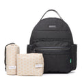 Babymel Lola Eco Quilt Diaper Bag Black