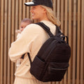 Babymel Lola Eco Quilt Diaper Bag Black