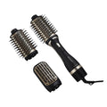Rebune RE-2131 Professional Hot Air Brush Hair Styler, Ionic Ceramic Tourmaline, 1200W, 2 Brush Attachments