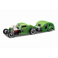 Maisto Design Tow & Go Die-Cast Vehicle and Travel Trailer Set, 1:64 Scale, Assorted