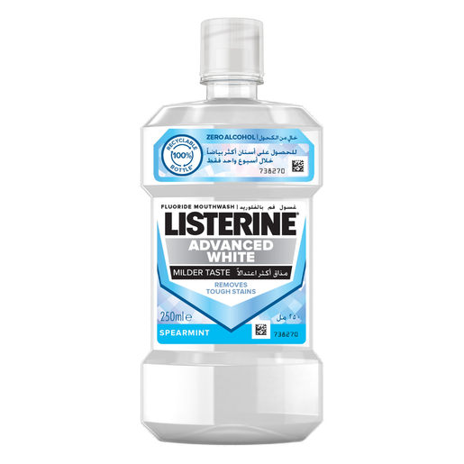 Listerine Advanced Brightening Mouthwash Mild Taste