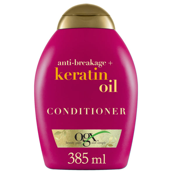 OGX Keratin Oil Conditioner for Hair with Argan Oil and Keratin, 385ml