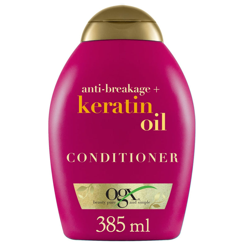 OGX Keratin Oil Conditioner for Hair with Argan Oil and Keratin, 385ml