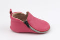 Rose et Chocolat RCZS 08 Zipper Baby Shoes Soft Leather Fuchsia Size 18-19