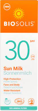 Biosolis Organic Sun Milk SPF30 100 ml