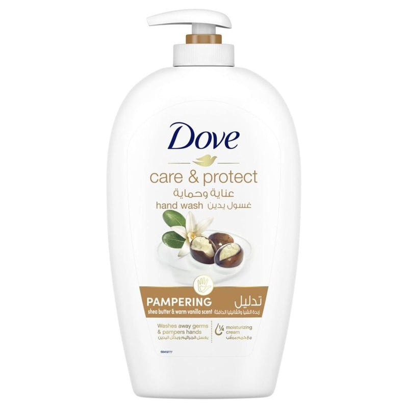 Dove Hand Wash Nourishing Liquid with Shea Butter, Warm Vanilla Scent, 500 ml