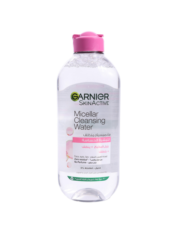 Garnier Micellar Cleanser Sensitive Skin Fragrance-Free Makeup Remover 400 ml