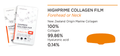 Dermarssance Highprime Collagen Forehead Film with Sodium Hyaluronate