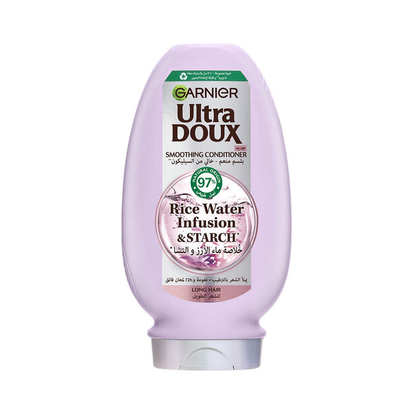 Garnier Ultra Doux Rice Water Conditioner, Hydrating Formula, 360ml