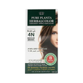 Pure plant Ammonia-Free Hair Dye, Medium Brown 4N, 135ml