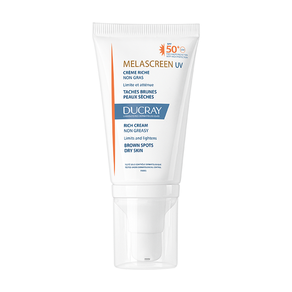 Ducray Melascreen Protective Cream SPF50+ Broad-Spectrum Face Sunscreen 50ml