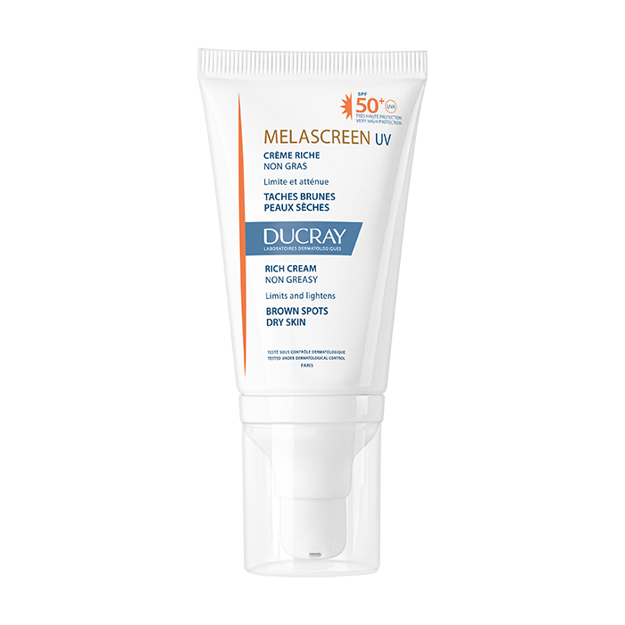 Ducray Melascreen Protective Cream SPF50+ Broad-Spectrum Face Sunscreen 50ml