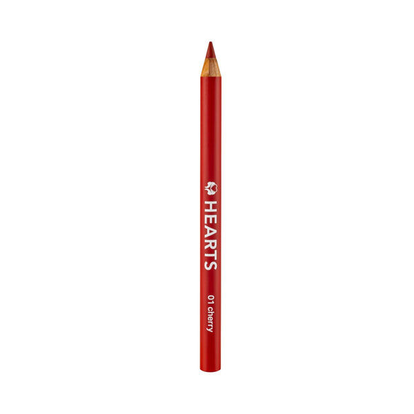 Hearts Lip Liner Creamy Rich Pigment Vitamin E 01 Cherry