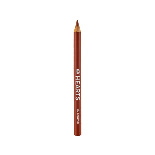 Hearts Lip Liner 02 Caramel Creamy Rich Pigment Long-Lasting