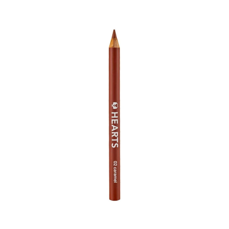 Hearts Lip Liner 02 Caramel Creamy Rich Pigment Long-Lasting