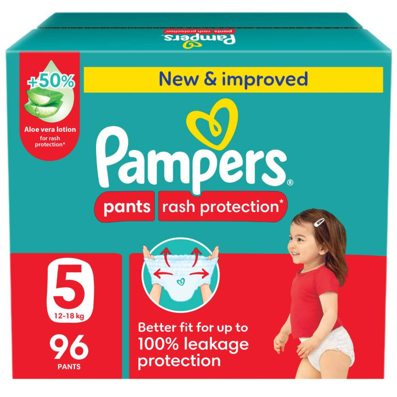 Pampers Pants Size 5 Mega Box Disposable Training Pants 96 Count