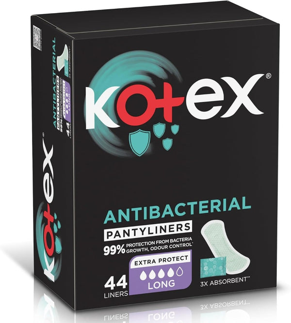 Kotex Long Pantyliners Daily Protection 44 Pieces