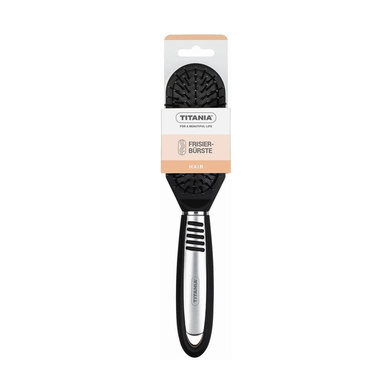 Titania Hair Brush No. 1363 Black Flexible Detangling Bristles