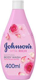 Johnson Vita-Rich Soothing Body Wash with Rose Water and Glycerin 400 ml