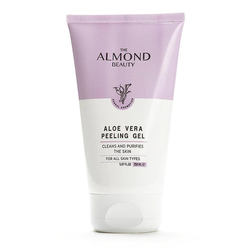 Almond Beauty Aloe Vera Peeling Gel Exfoliating Facial Gel 150 ml