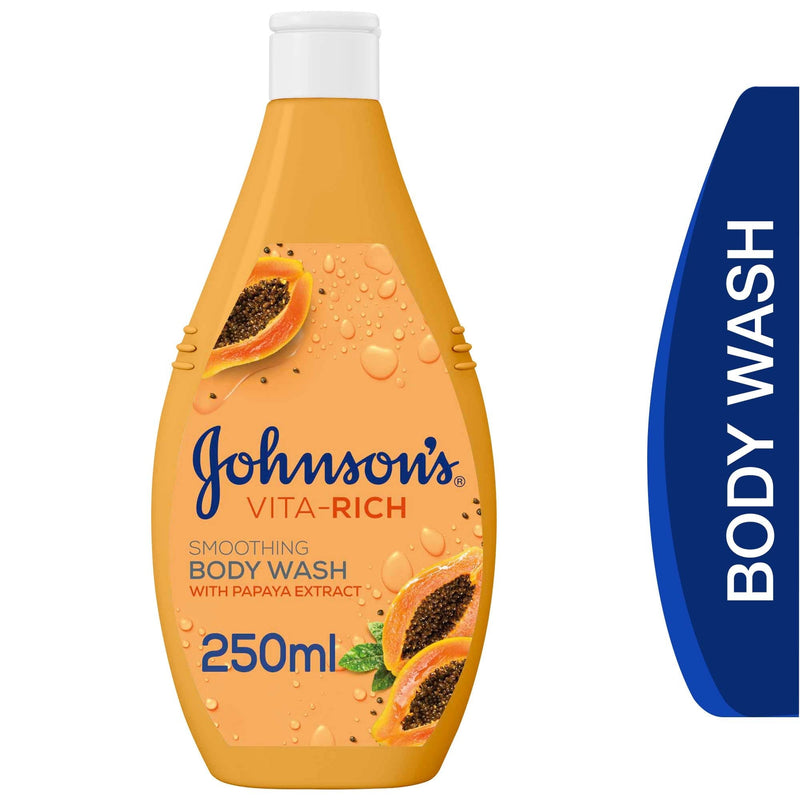 JOHNSON'S Vita-Rich Body Wash Shower Gel Papaya and Glycerin 250ml