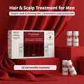 Foltene Men Hair and Scalp Treatment Liquid Ampoules with Tricosaccaride and DN-Age 12 Ampoules